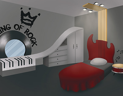"A Rockstar's Room"