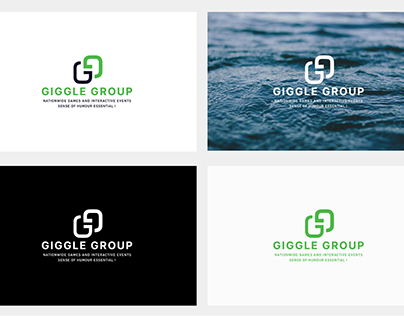 Modern Minimalist Logo Design for Giggle Group