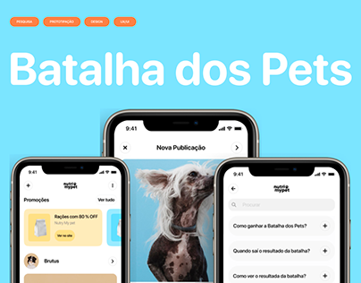 Batalha dos Pets - App Mobile