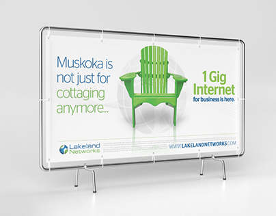 Banners and Web Design for Lakeland Networks