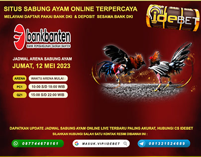 IDEBET Sabung Ayam Online Deposit Bank Banten 24 Jam