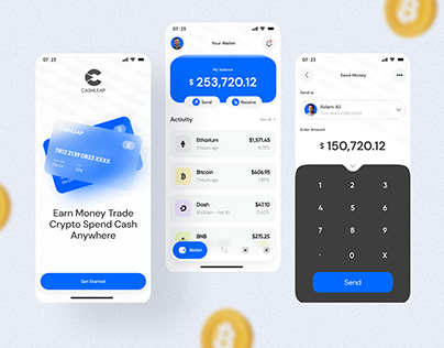 CashLeap | Crypto Wallet - Mobile app UI