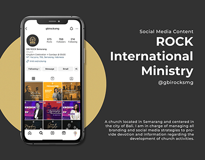ROCK International Ministry - Social Media Design
