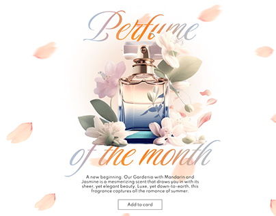 Perfume Store Website UI Design