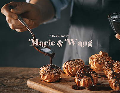 Marie & Wang Doces finos | identidade Visual
