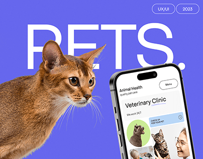 Animal Health — UX/UI for veterinary clinic