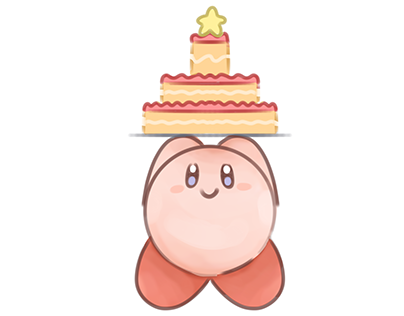 birthday cake Kirby