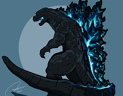 Ilustraciones Godzilla 2019