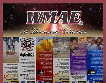 WMAE 5th Anniversary Ads 2014
