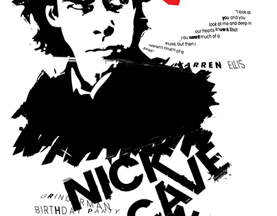 Nick Cave and the Badseeds Poster
