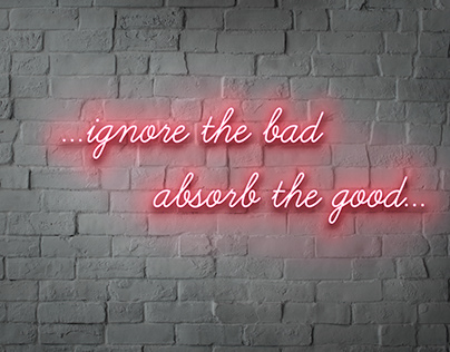 Neon Sign Quote