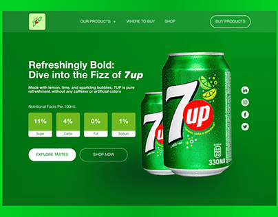 7up Hero Section