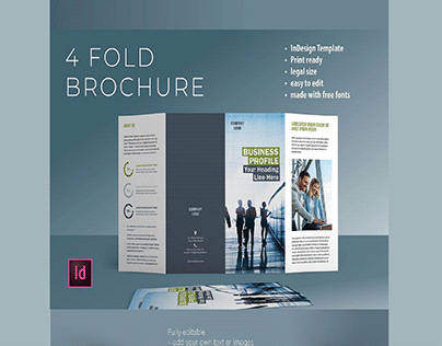 Four Fold Brochure Layout