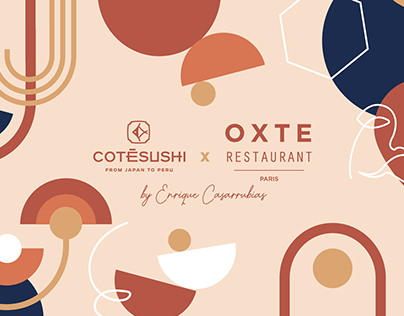 Côté Sushi x OXTE - Branding