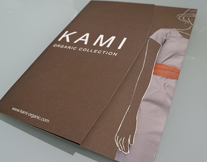 Dépliant Kami Organic - Print design for Kami Organic