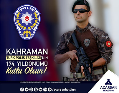 Kahraman Türk Polis Teşkilatı'nın 174. YILDÖNÜMÜ !