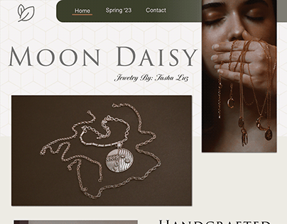 Moon Daisy Jewelry Shop Web Design