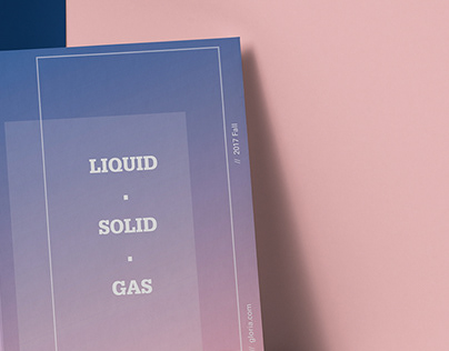 Liqid, Solid and Gas Book Design GD Branding