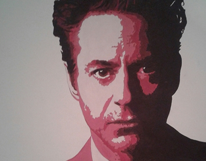 Painting of Robert Downey, Jr.