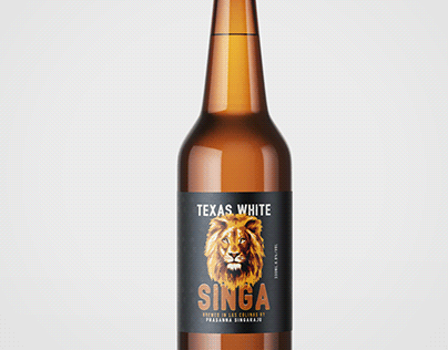 Singa Beer Sticker