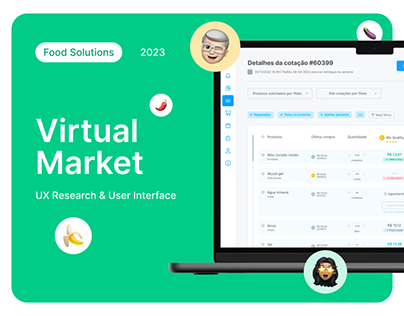 Virtual Market | UX Research & User Interface