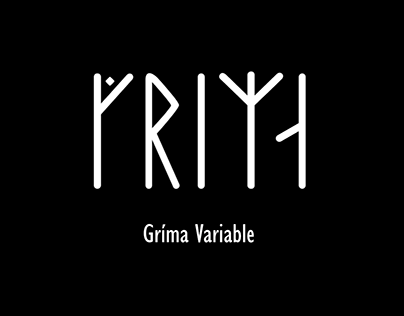 Gríma - Runic Variable Font