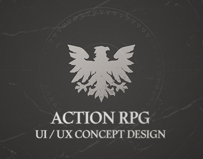 Action RPG concept UI/UX design