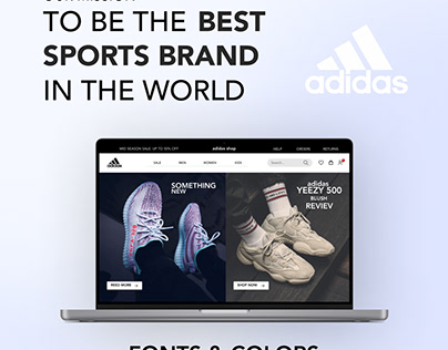 Presentation of the adidas online store