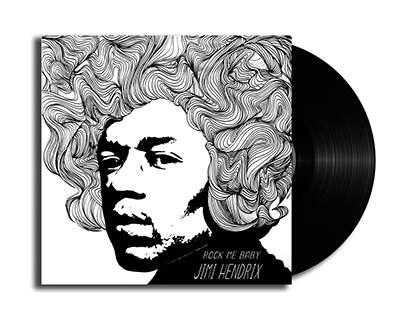 "Rock Me Baby" Jimi Hendrix - projet vinyles -