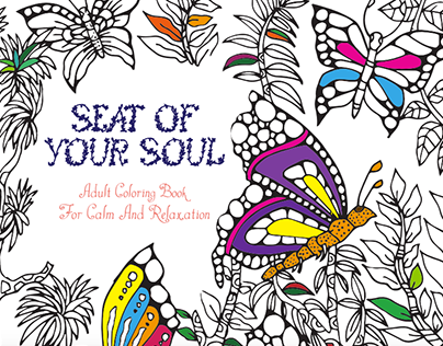 Seat of Your Soul Colouring Book | Cover/layout design
