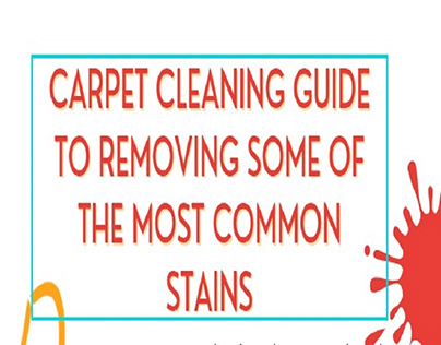 Carpet Cleaning Tips to Remove the Most Common Stains