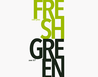poster (design) - green, fresh ...