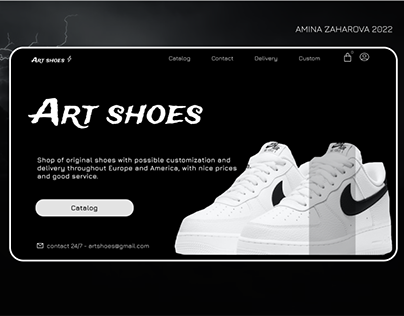 Art shoes ecommerce