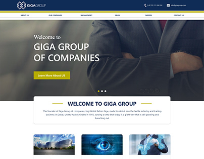 GIGA GROUP Web Design