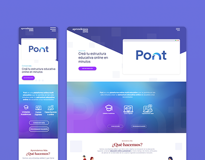 Landing Page Design - Pont