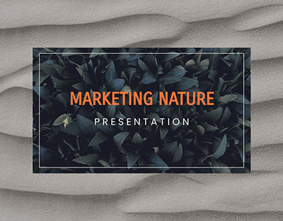 Modern Nature Marketing - free Google Slides Theme