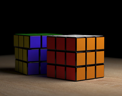 3D Modeling Rubic Cube