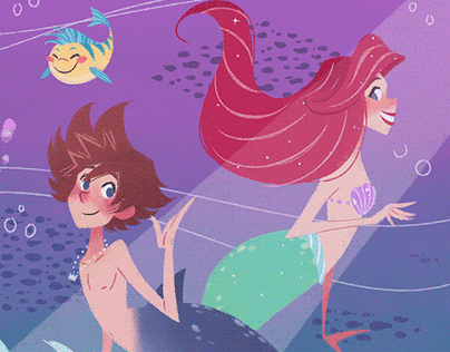KH - Ariel and Sora