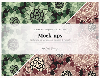 Seamless Repeat Pattern ‘bsd 40’ (Mock-ups)