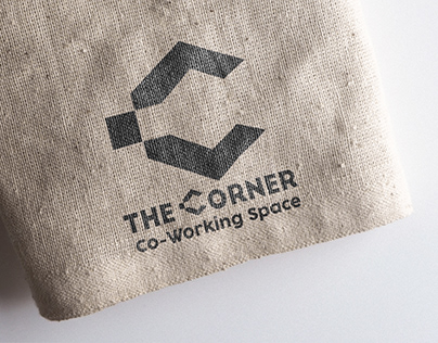 The corner co-working space logo
