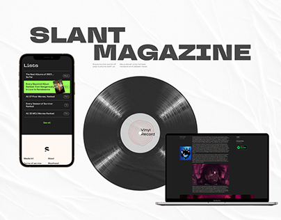 Slant Magazine | News website redesign concept