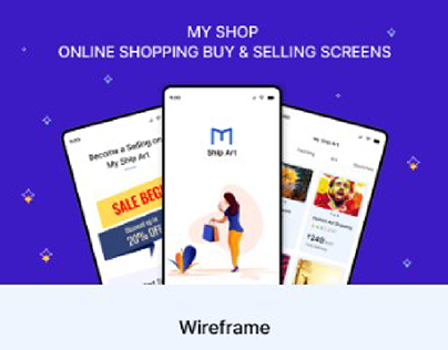Buy&Selling mobile app screens