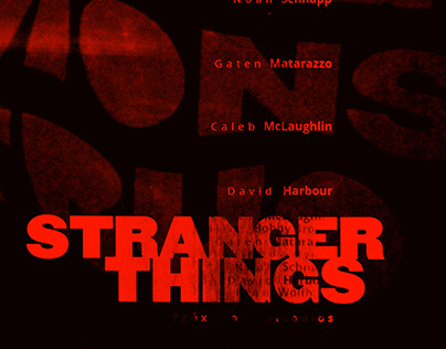 Afiches Stranger things