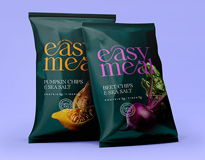 EASY MEAL — healthy food packaging and identity