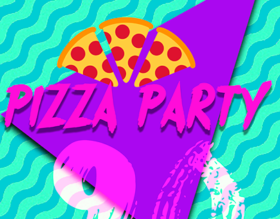 90's Pizza Party Aesthetic