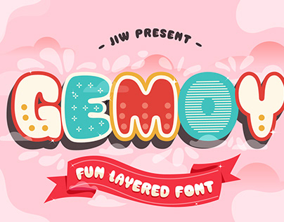 Gemoy Fun Layered Font