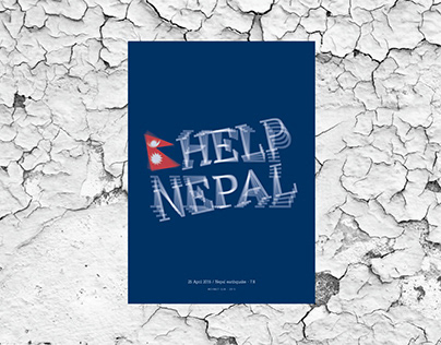 Nepal Earthquake Poster Design