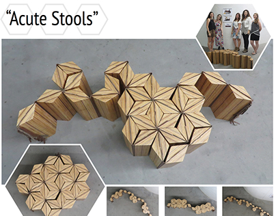 Acute Stools Furniture Design