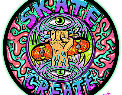 Skate & Create Logo