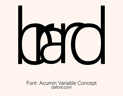 (005) Acumin Variable Concept Font Project